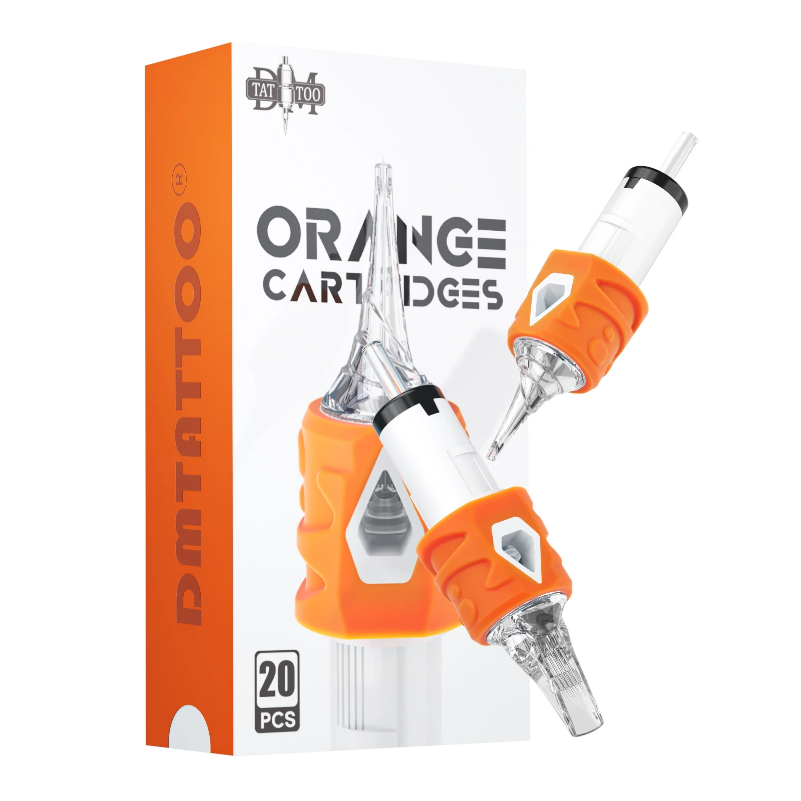 

DM 20 шт./кор. силиконовые иглы для тату-картриджей RL RS RM M1, иглы для татуировки, защитная мембрана для тату-картриджей