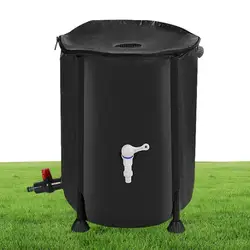 Rain Barrel Water Collector Portable Collapsible Water Storage Tank Large Capacity Garden Container with for Rain Collection