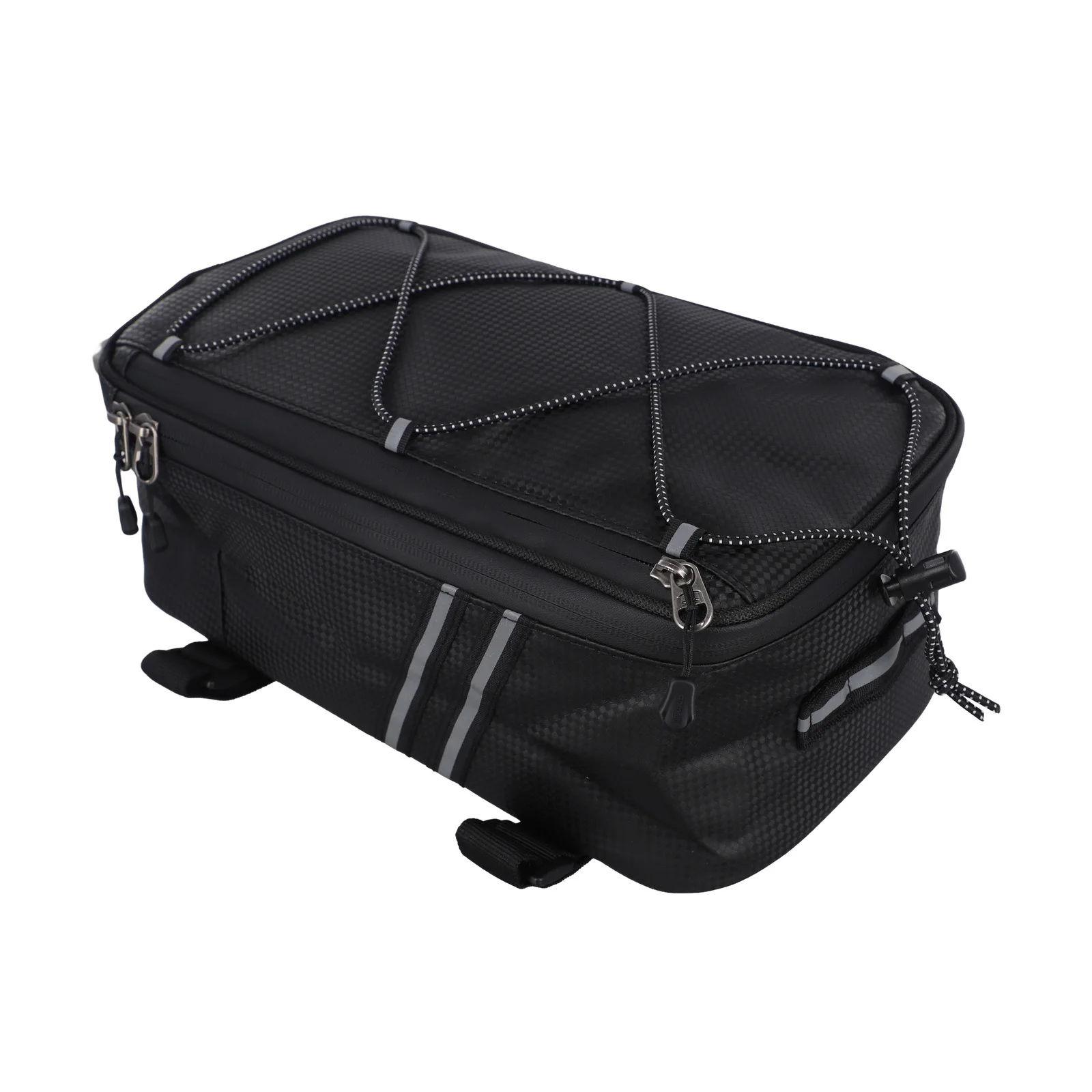 

Practical and Secure Bike Reflective Trunk Bag with 8L Capacity Water Resistant PU Material Ideal for Ebikes