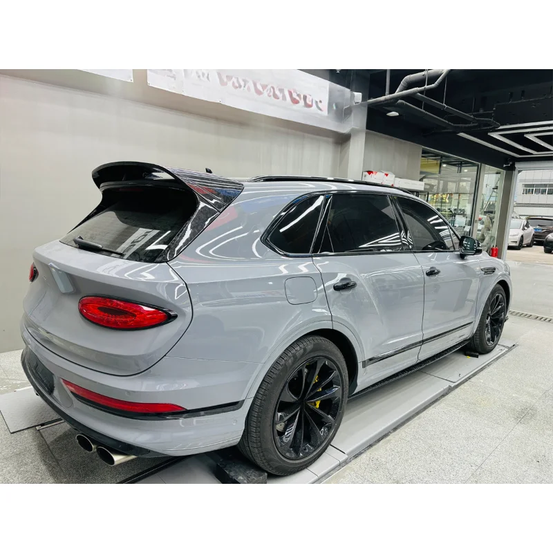 High Quality Dry Carbon Fiber Rear Wing Auto Exterior Modification Accessories Fit Bentayga SPE