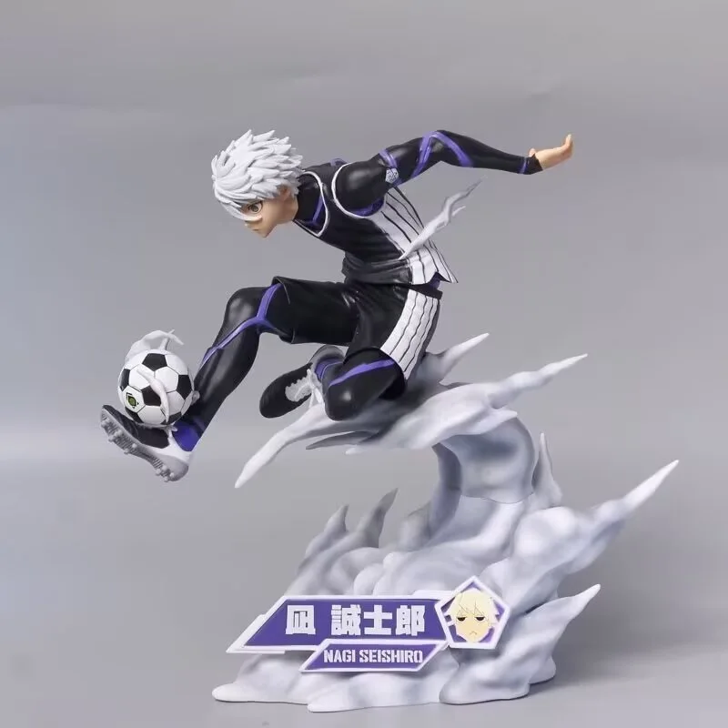 

Blue Lock Figures Nagi Seishiro Anime Figure Football Action Figurine Pvc Model Desk Collection Room Statue Doll Birthday Gifts