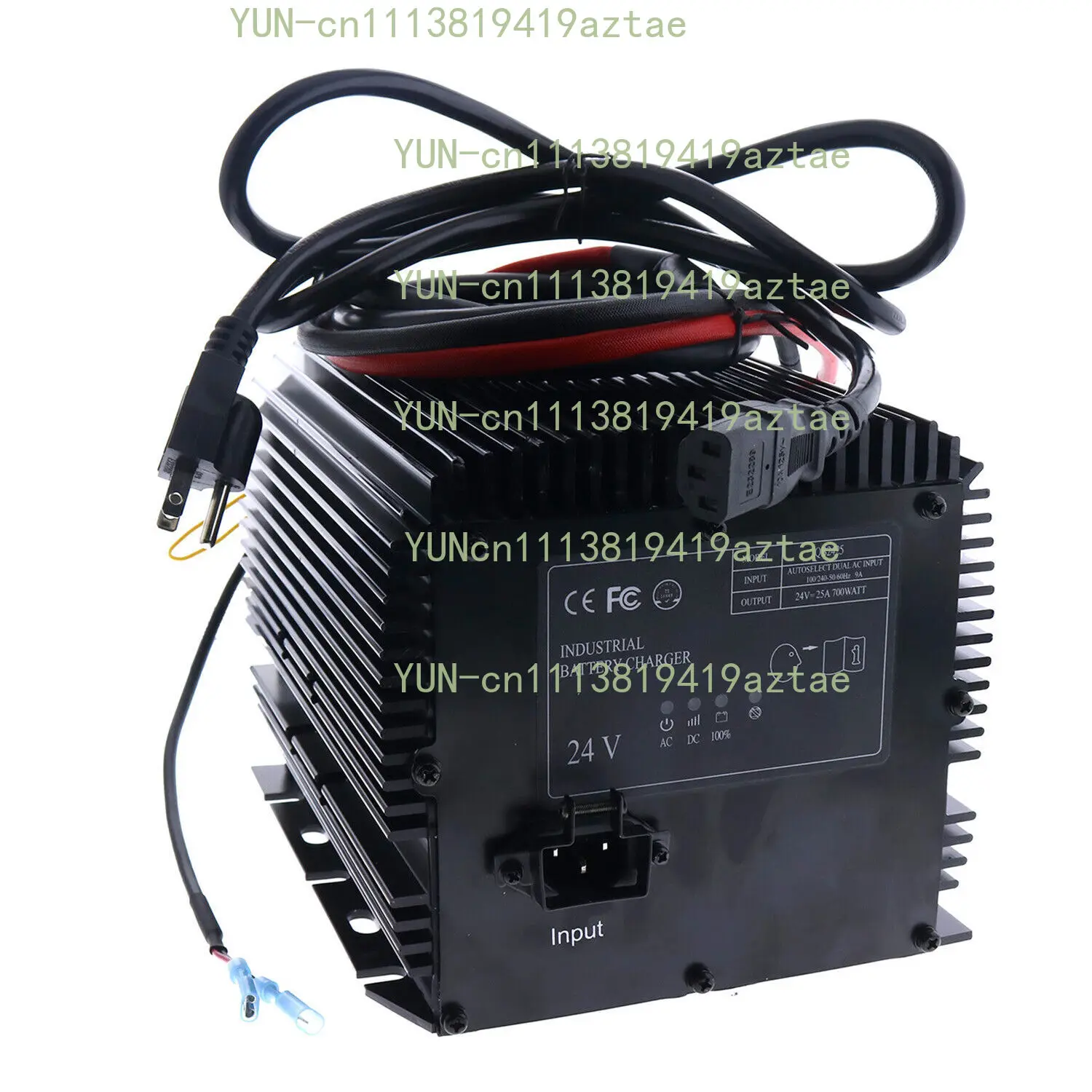 Battery Charger 24V 25A Compatible for JLG/Genie/Skyjack Scissor Lifts HB600-24B, 161827, 128537, 96211, 105739