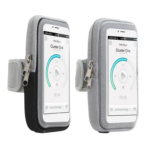 남녀공용 방수 스포츠 휴대폰 거치대 암 백, 터치 스크린, 야외 범용 러닝 조깅 암 케이스, 모바일 셀 파우치 가방