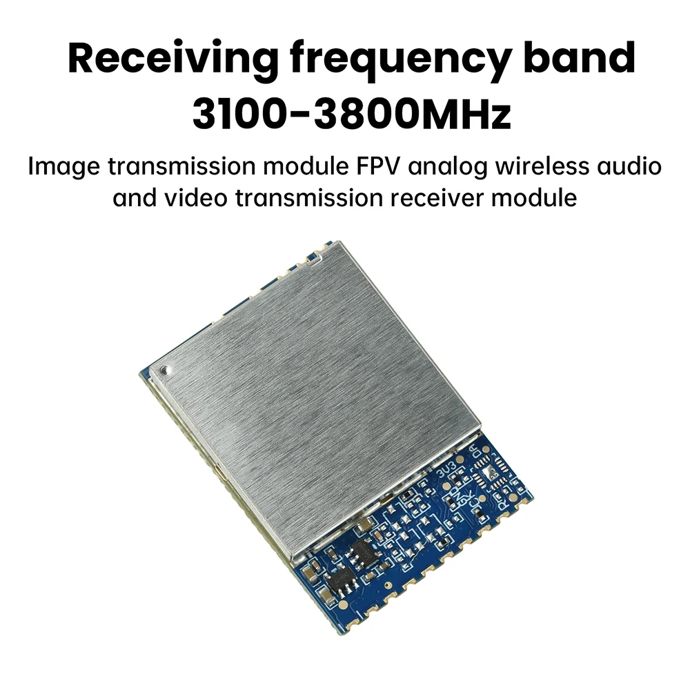 SK3500-SPI 3.3G Modul Penerima Transmisi Audio Video Nirkabel Modul Transmisi Gambar Simulasi FPV 3100-3800MHz