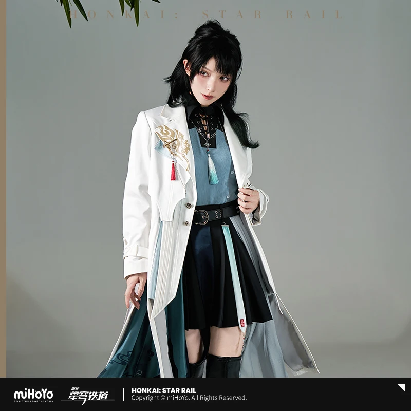 Pre-sale Original Authentic Feixiao CoatMiHoYo Star RailWindbreaker Feixiao Theme Impression SeriesSlimLong Coat Cosplay Costume