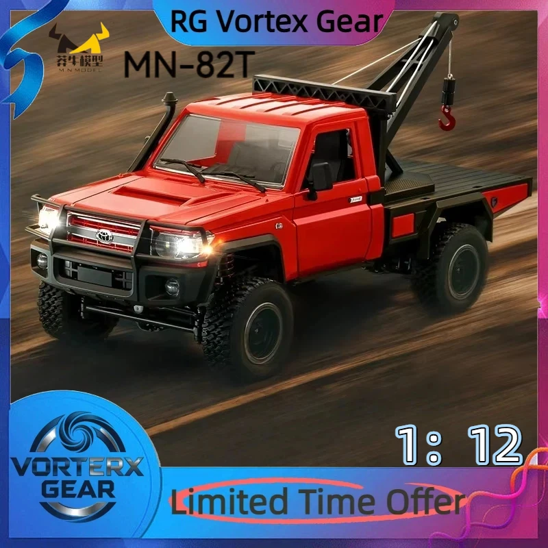 Vortex Gear Mn82t Remote Control Off-Road Four-Wheel Drive 1:12 Fully Proportional  Vehicle Pickup Truck Lc79 Climbing Car Toys