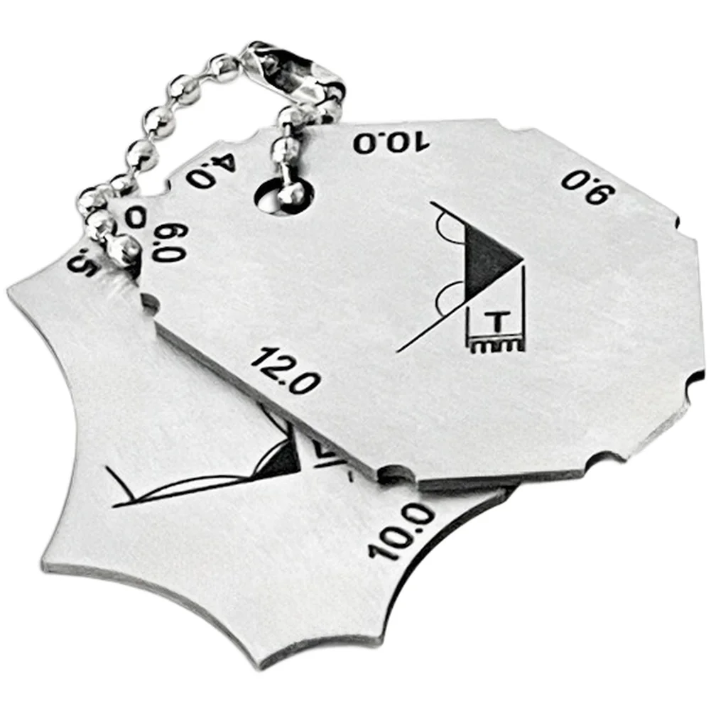 Stainless Steel Right Angle Weld Gauge 4-18mm Dual Sided Engraved Scale Portable Welding Inspection Tool For Metal Fabrication