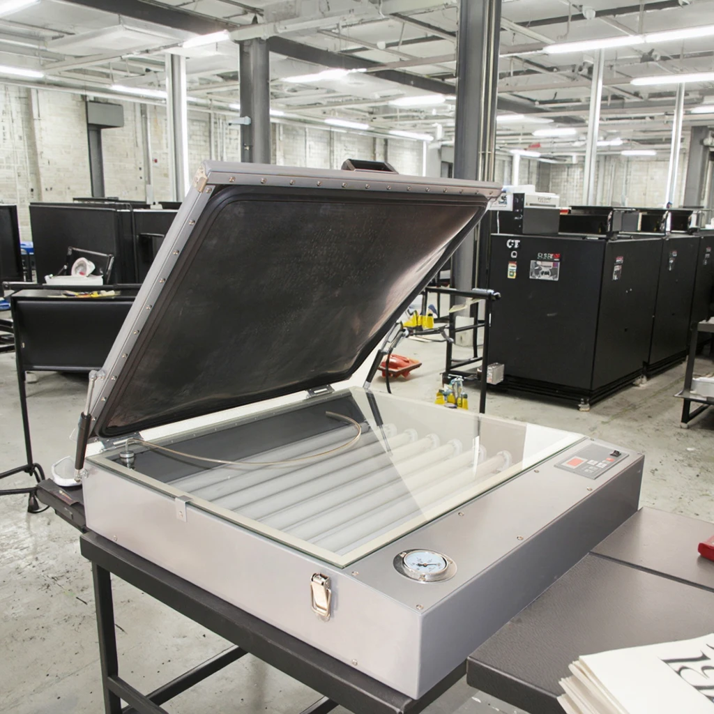 Offset Printing Plate Vacuum Exposure Machine 50*60cm Screen Printing Exposure