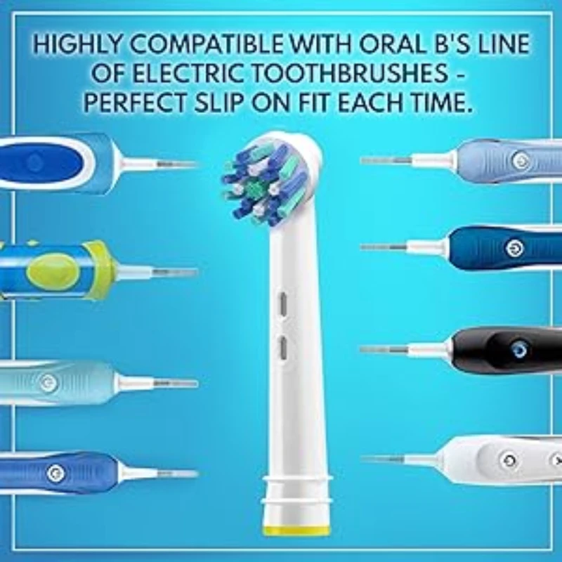 หัวแปรงสีฟันสำหรับเปลี่ยน4/8/16ชิ้นใช้ได้กับ Oral-B Braun ไฟฟ้าแบบมืออาชีพหัวแปรงหัวแปรงสีฟัน