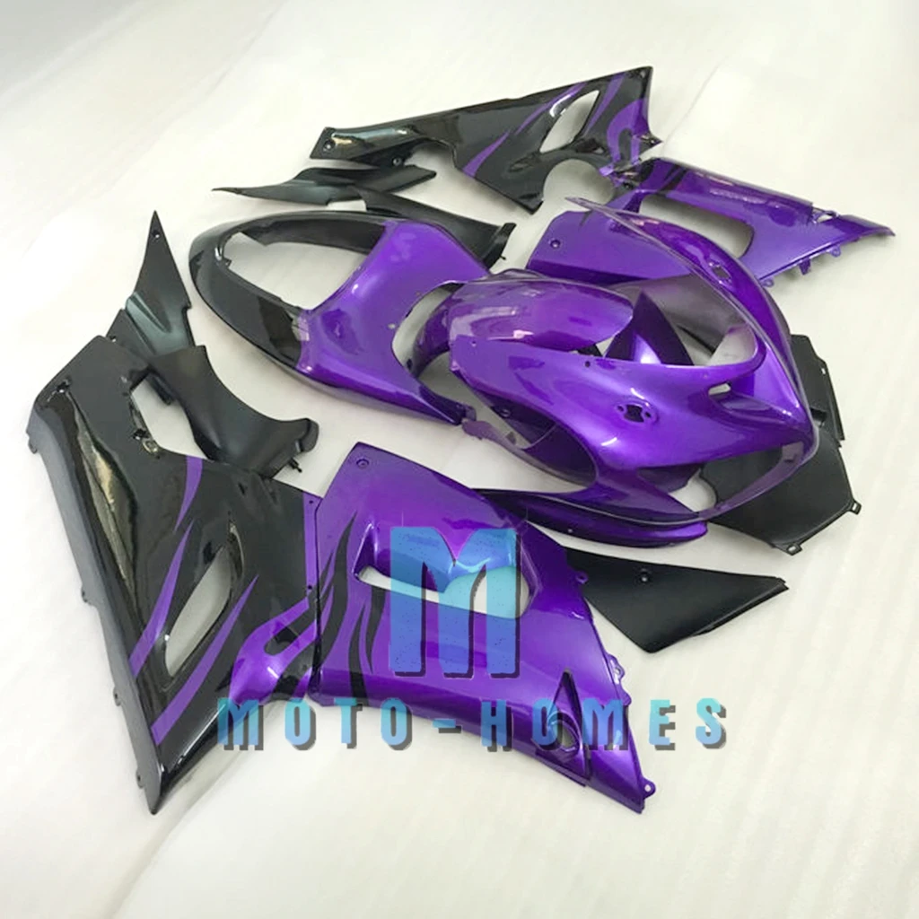 

Free Custom Painting for ZX-6R 2005 2006 Kawasaki Ninja 636 ZX6R 05 06 100% Fit Injection Fairing Body Repair Aftermarket Purple