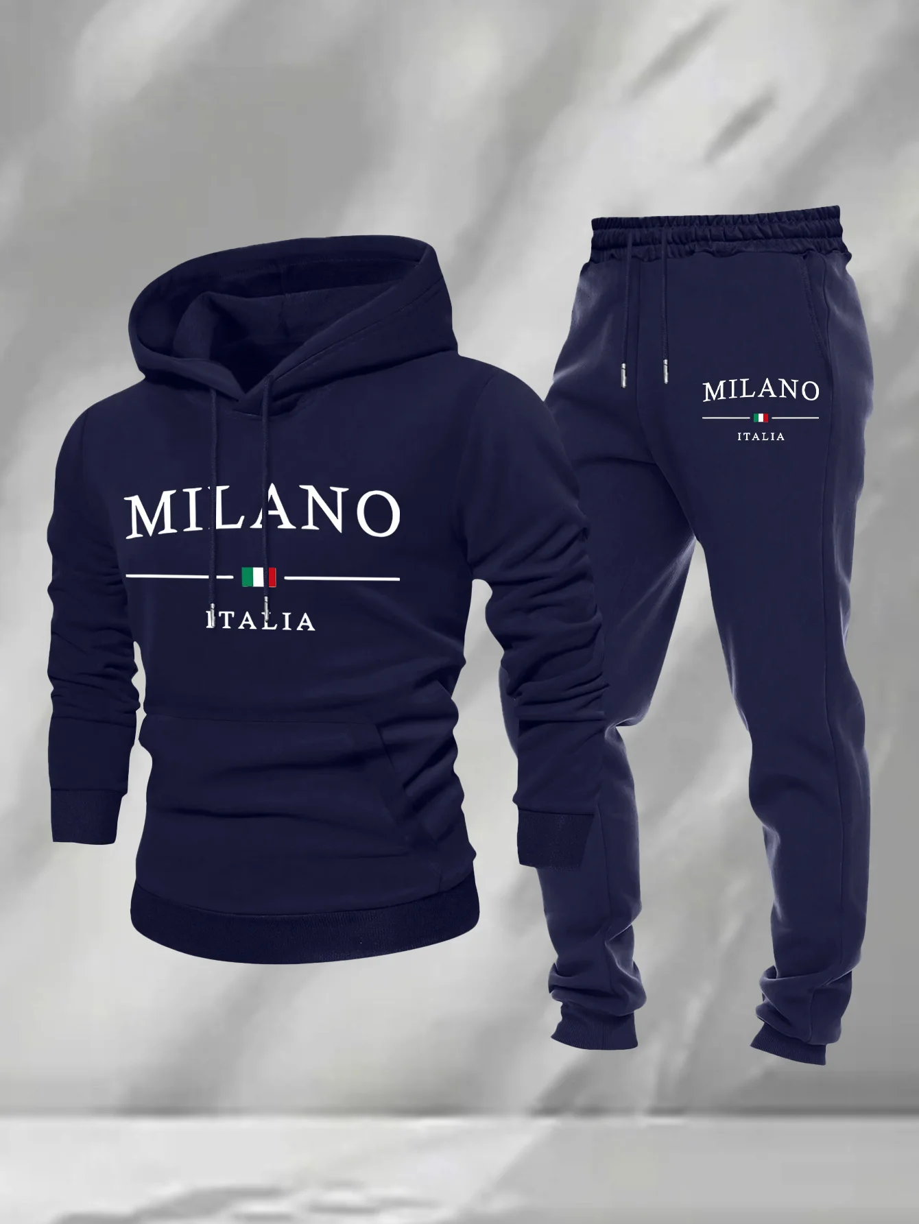 2025 봄가을 베스트셀러 남성 후드티 세트 부드럽고 피부 친화적인 캐주얼하고 세련된 레터 프린트 남성복