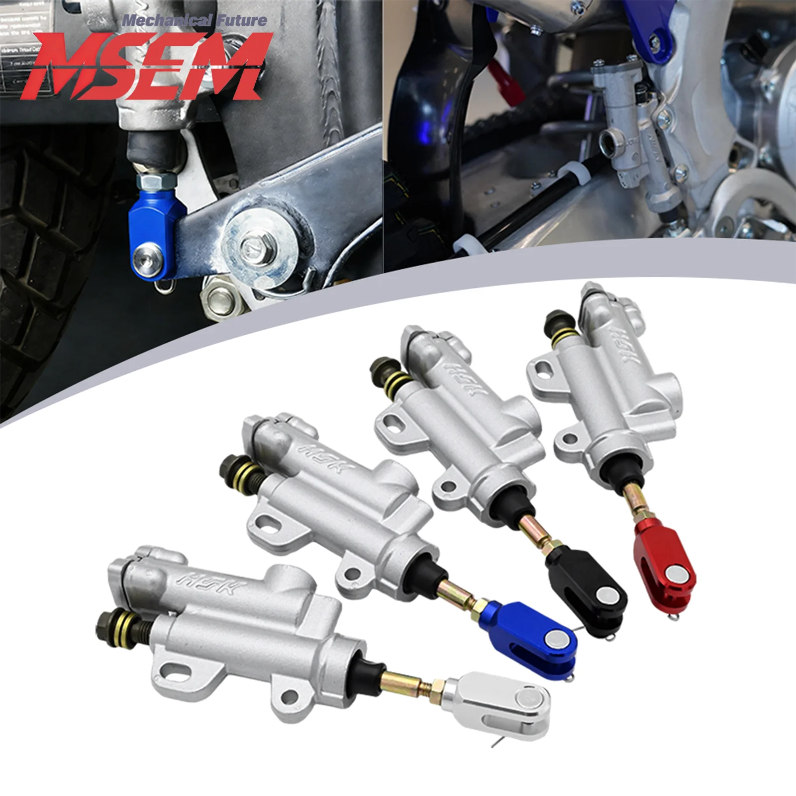 Motorcycle Rear Hydraulic Brake Master Cylinder Pump For Honda CRF450RWE CRF450L CRF450RX CRF450X  CRF250X CR125R Dirt Bike