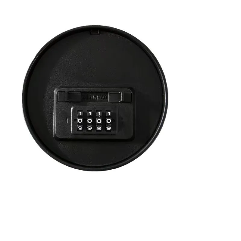 Creative Combination Lock Round Key Storage Box Plastic Multi-function Hidden Private Money Storage Box Secret Deposit Box