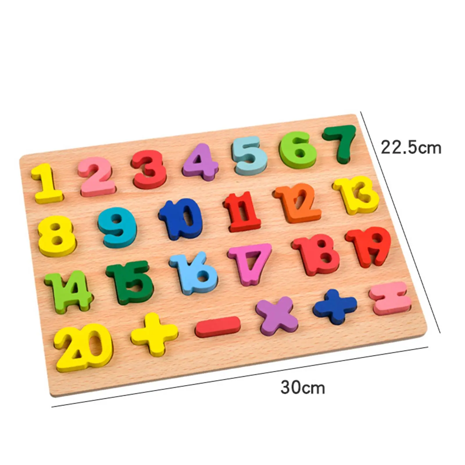 Wooden Puzzle New Year Gift Matching Game for Children Toddlers Boys Girls