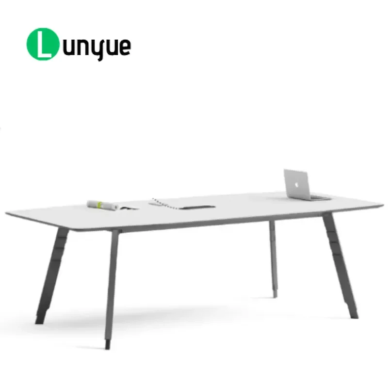 Luxury L Shaped Office Desk Conference Table Meeting Room Furniture Modern Executive Workstation for Home Business Use