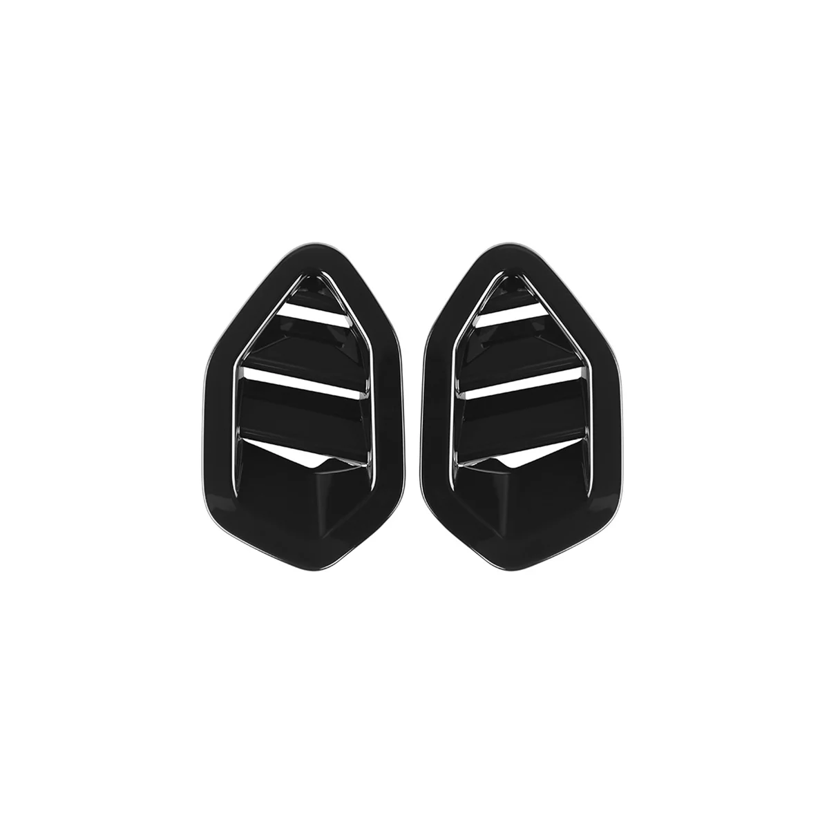 For Subaru Brz/Zd8 Toyota Gr86/Zn8 2021-2023 Dashboard Air Outlet Vent Trim Cover Sticker Decoration Frame Bright Black