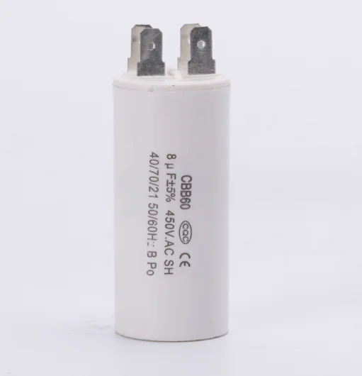 

CBB60 8UF 450V AC running capacitor 4 pins motor start capacitor for electric machine water pumps QB-60 IDB-35 PM-45
