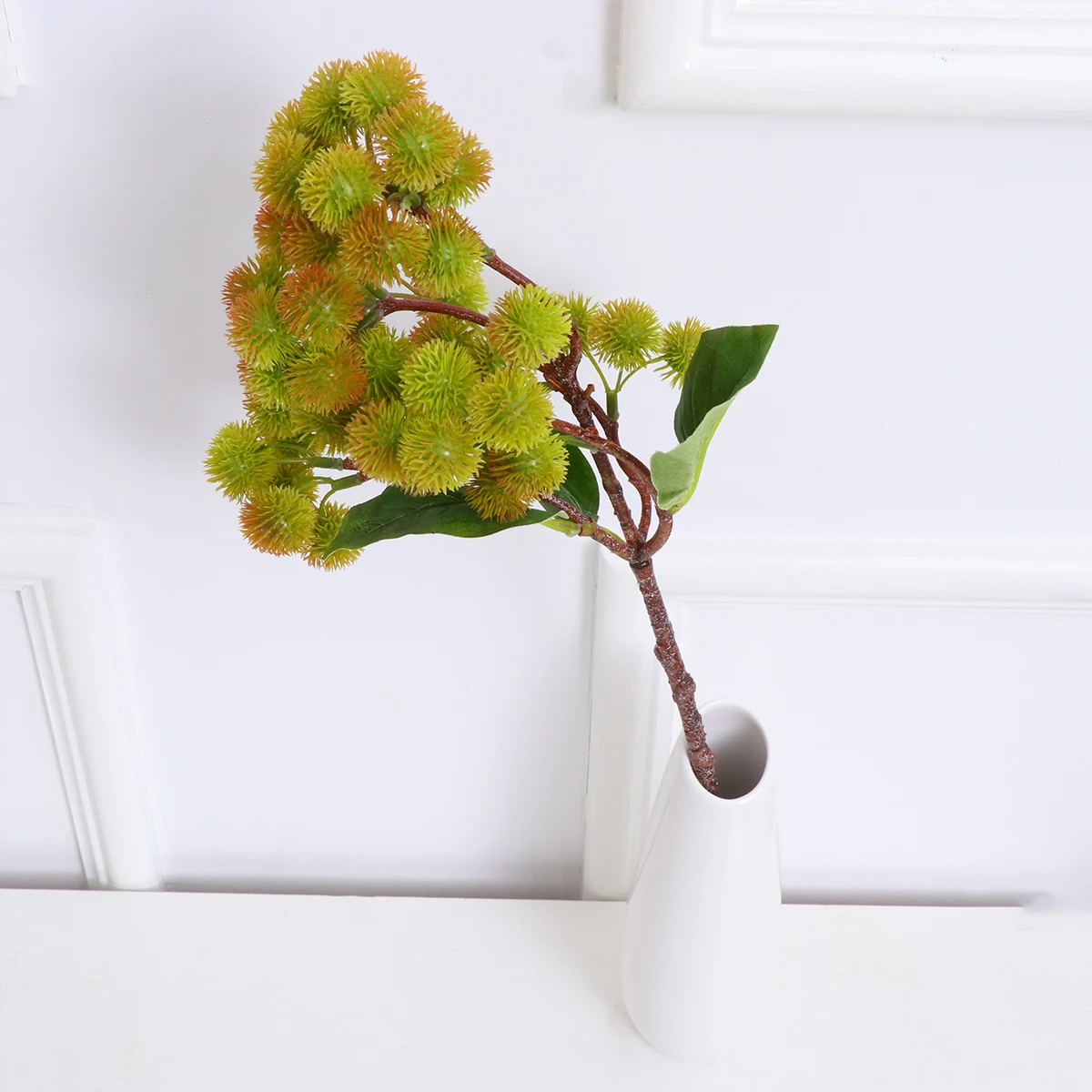 

Simulated Chestnut Fruit Artificial Plant Ornament for Christmas Decorations Plastic Flower Home Chic Appearance Household