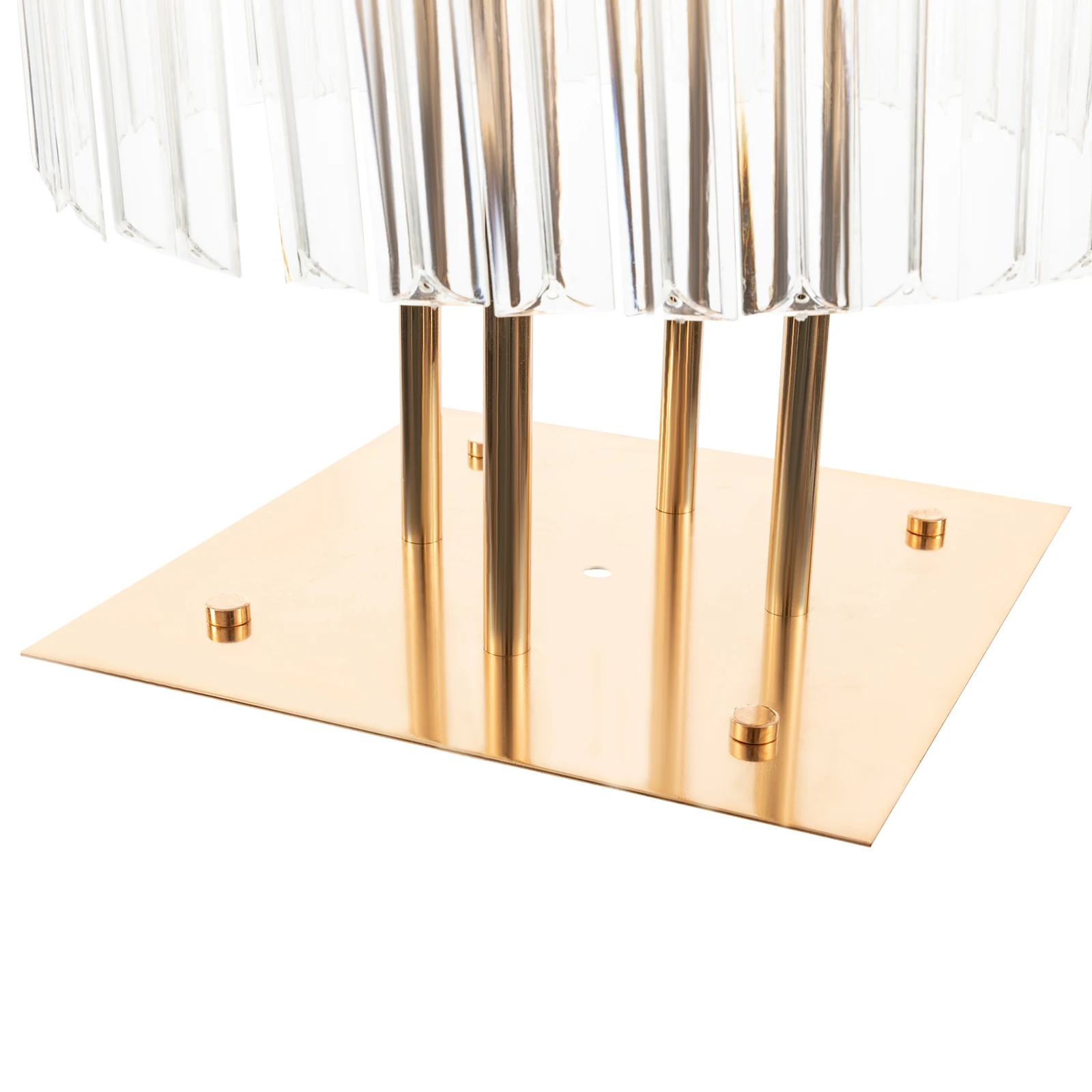 5 طبقات حامل زهور مادة كريستال أكريليك لتزيين مرحلة الزفاف وعيد الميلاد