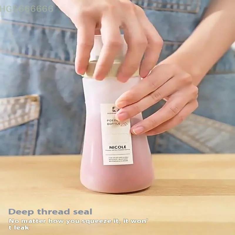 Dispensador de Polvo para Barbacoa de Grado Alimenticio, Dispensador de Pimienta en Polvo para Barbacoa Estilo Japonés, Botella para Condimentos