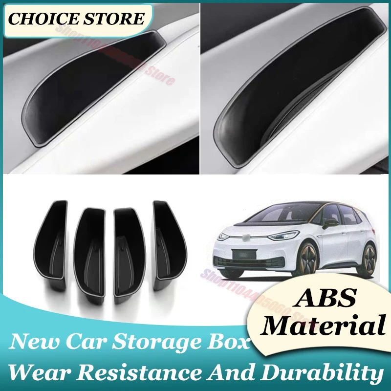 For Volkswagen VW ID3 ID 3 ID.3 2021-2025 Car Door Handle Storage Box Phone Container Glove Tray Armrest Handle