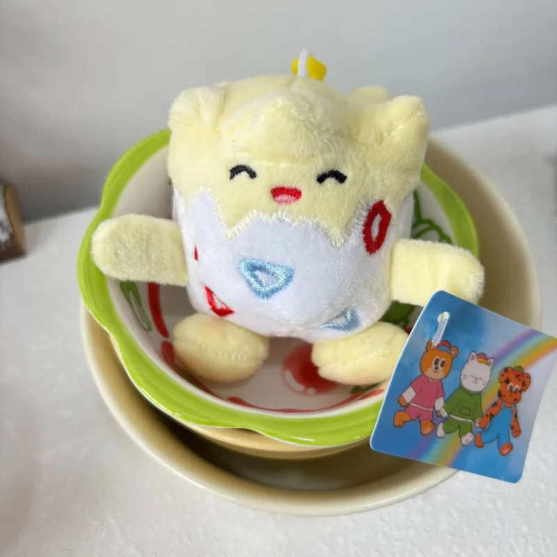 

8cm Kawaii Pokemon Togepi Plush Toy Pendant Japanese Anime Cartoon Plush Doll Soft Fill Togepi Girl Birthday Gift