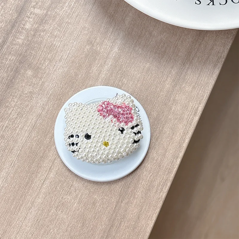 Hello Kitty Mobiele Airbag Beugel Magnetisma Absorberen Uitbreiding Desktop Ondersteuning Leuke Cartoon Anime Meisje Student Gift Groothandel