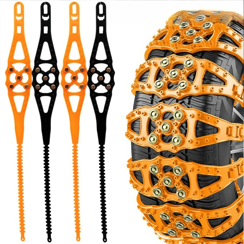 1/5/10PCS Allwetter Reifenketten Universal Fahrzeug Anti Skid Traktion für Schnee Schlamm Eis Fishbone Design Auto SUV Sicherheit