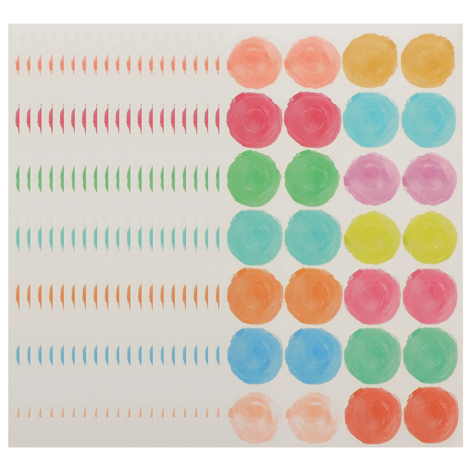 20 Sheets Loose-leaf Hole Patching Stickers Label Reinforcement Labels Paper The Circle Binder Ring