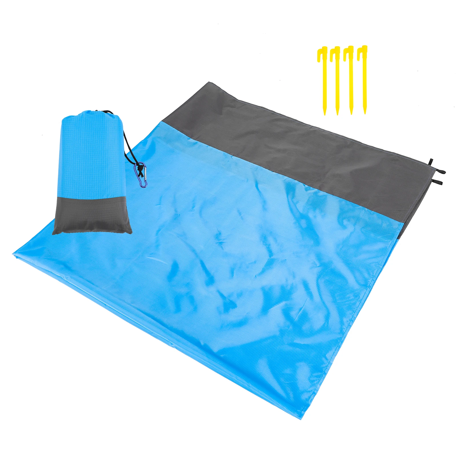 

1 set 1 Set Large Foldable Waterproof Beach Mat Blanket Portable Outdoor Picnic Camping Rug Thickened Wear-Resistant For Hiking