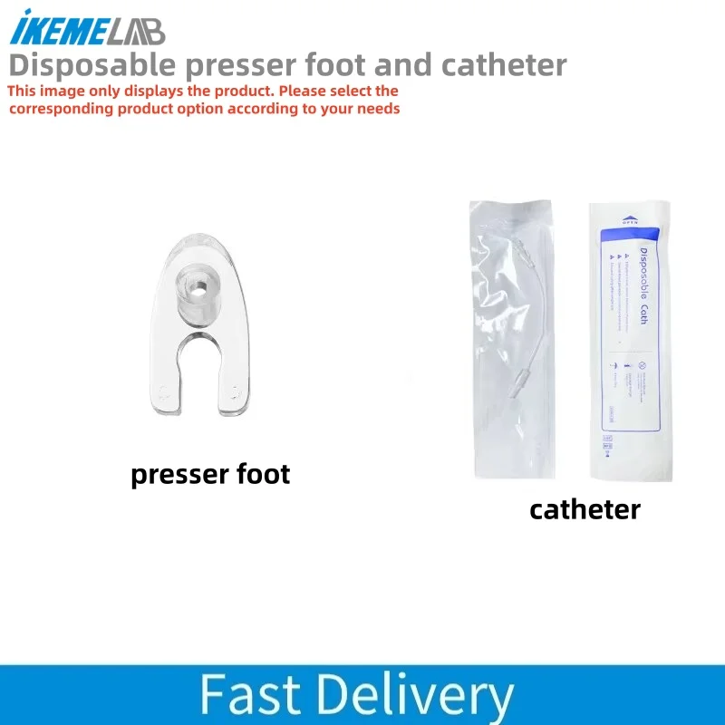 

IKEME Disposable Catheter and Presser Foot Plastic Plate Beauty Equipment Accessories Suitable For Mesotherapy Gun