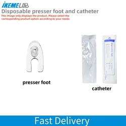 IKEME Disposable Catheter and Presser Foot Plastic Plate Beauty Equipment Accessories Suitable For Mesotherapy Gun