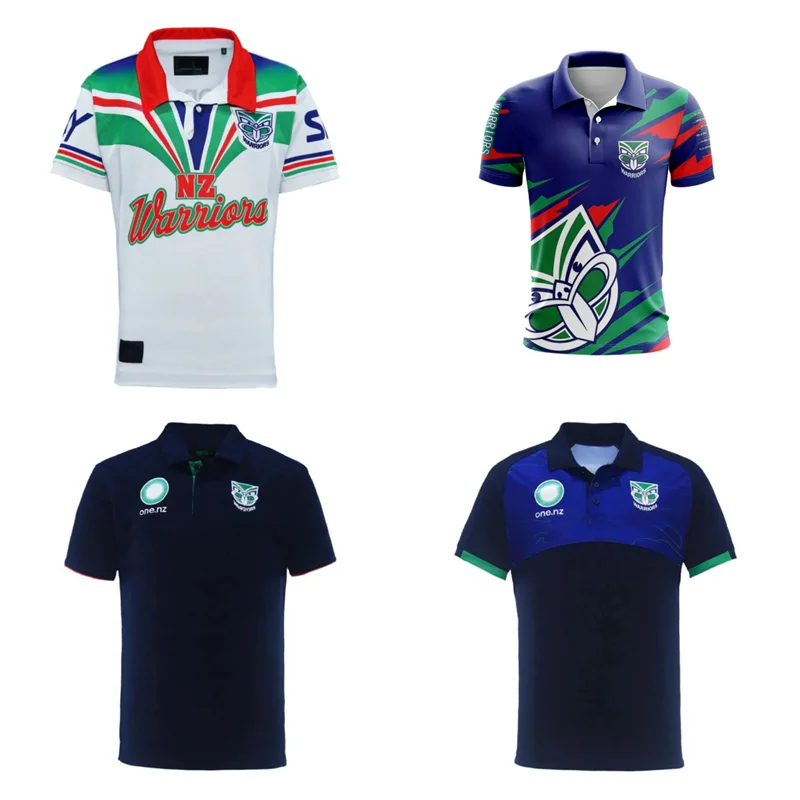 

2024 2023 POLO Warriors Home and Away Training Aboriginal/Anzac/Traditional/Single Line Rugby Jersey