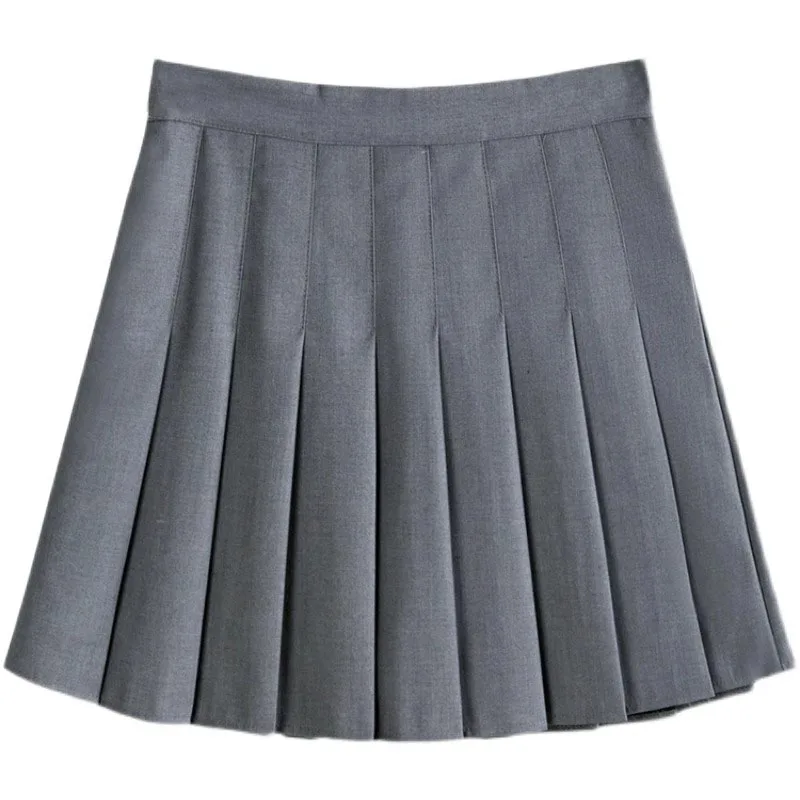 

Юбка трапециевидной формы с высокой талией, костюм JK, плиссированная женская модная весна 202, Новое поступление, утягивающая тканевая юбка Cosite