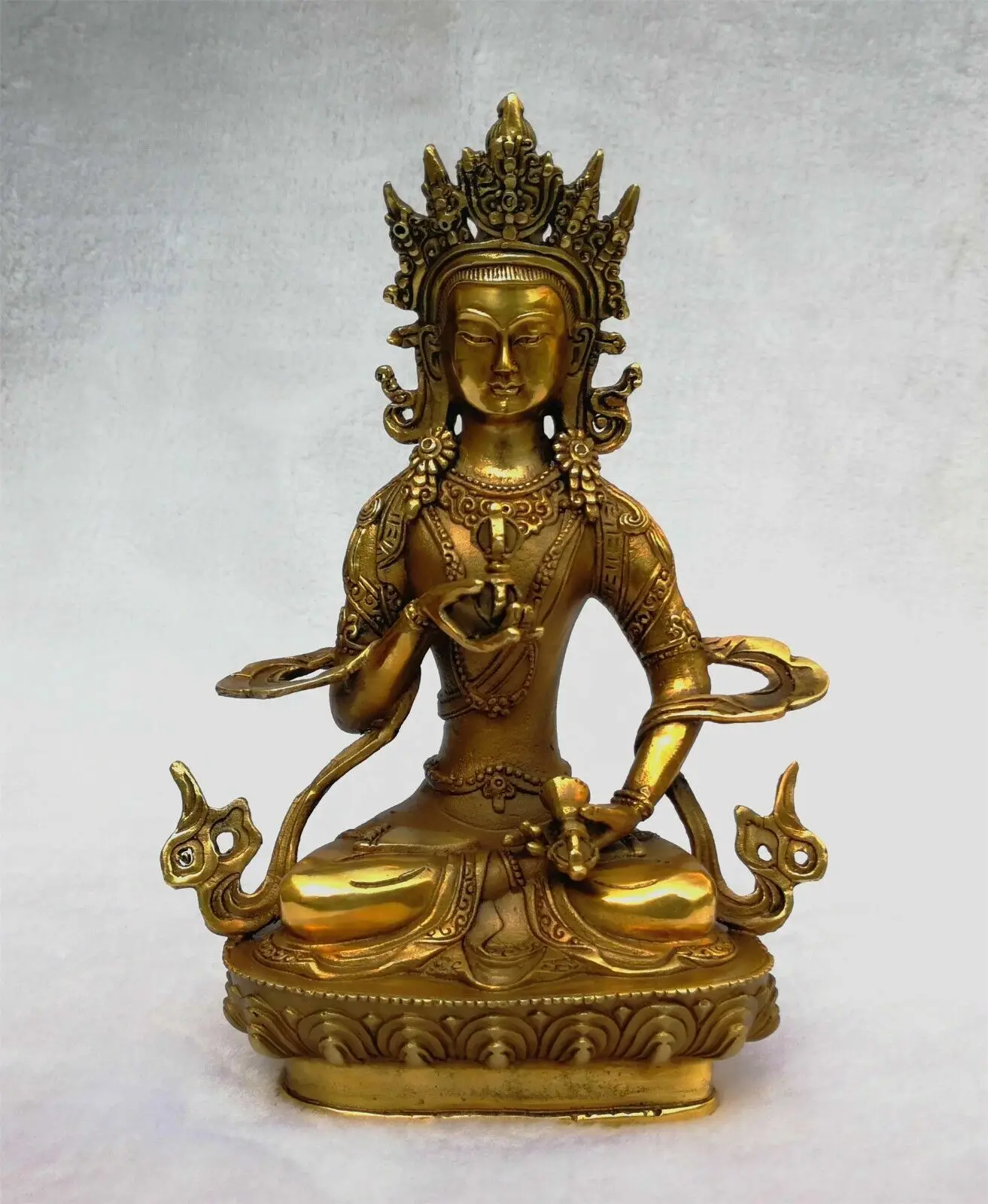 

Old Tibetan Statue bronze Buddhism Bodhisattva Buddha Archaic Statue