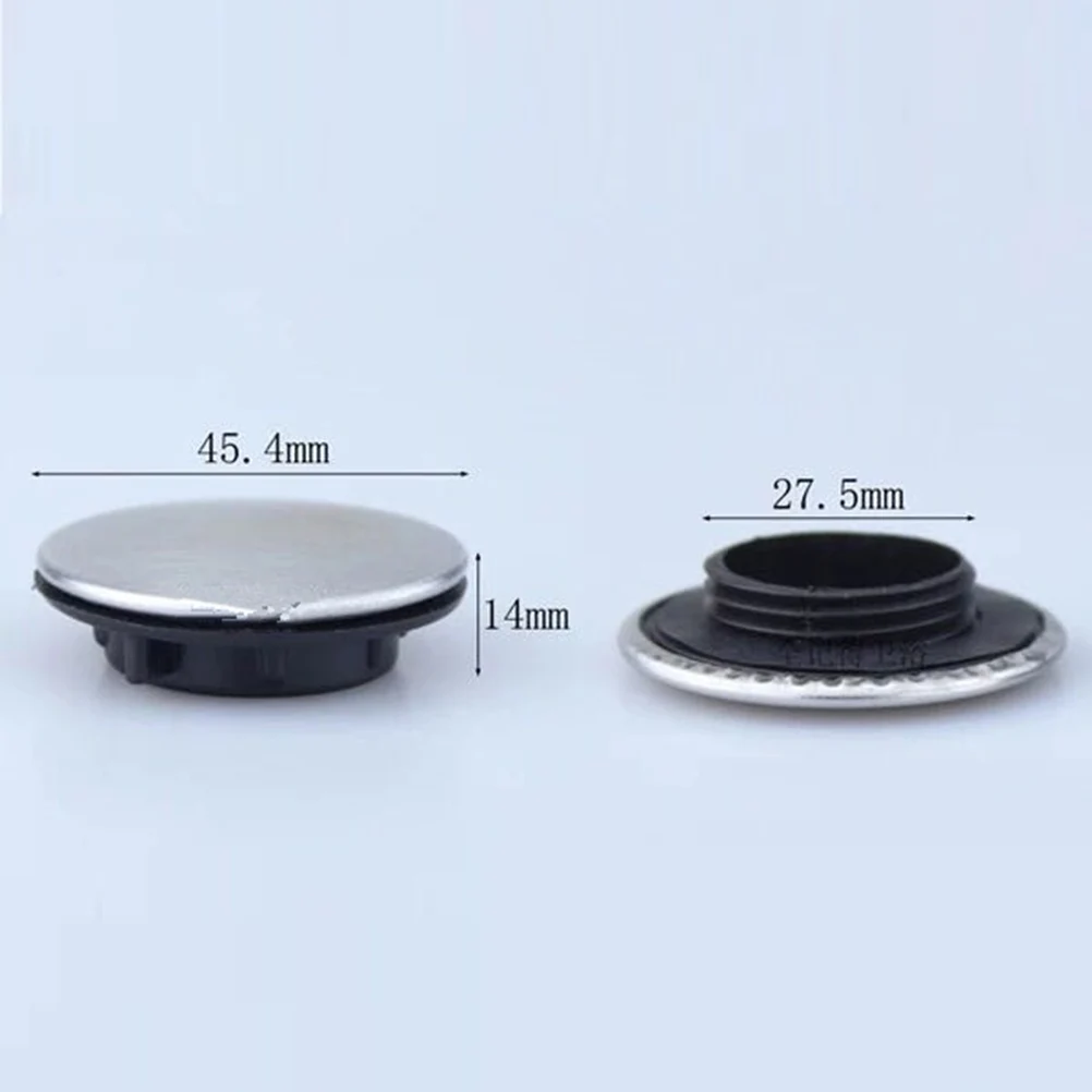 

2pcs Sink Hole Cover Kitchen Faucet Durable PP Material Standard Size Prevent Leaks Keep Clean Tidy