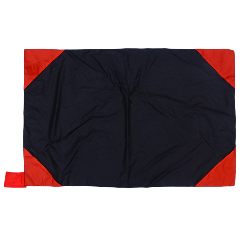 

Camping Blanket Nylon Picnic Mat Pocket Beach Portable Carpet Black Outdoor Travel