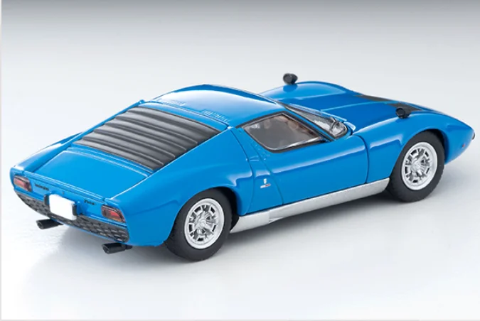 24.7 Tomytec Tomica TLV Miura P400 Blue Limited Edition Simulation Alloy Static Car Model Toy Gift