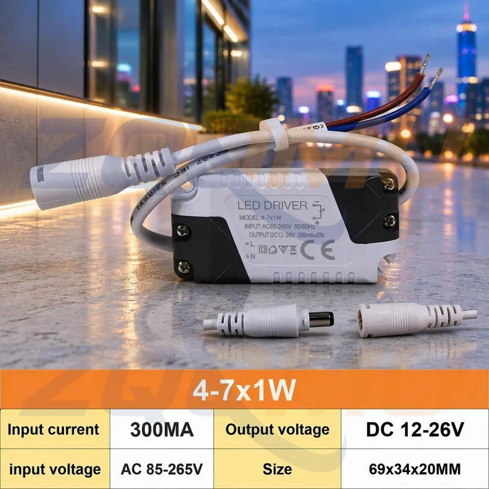LED driver AC 85-265V 1-3W 3-5W 4-7W 8-12W 12-18W 12-36W 18-25W 20W LED Transformer Power Supply Ceiling Light Constant Current