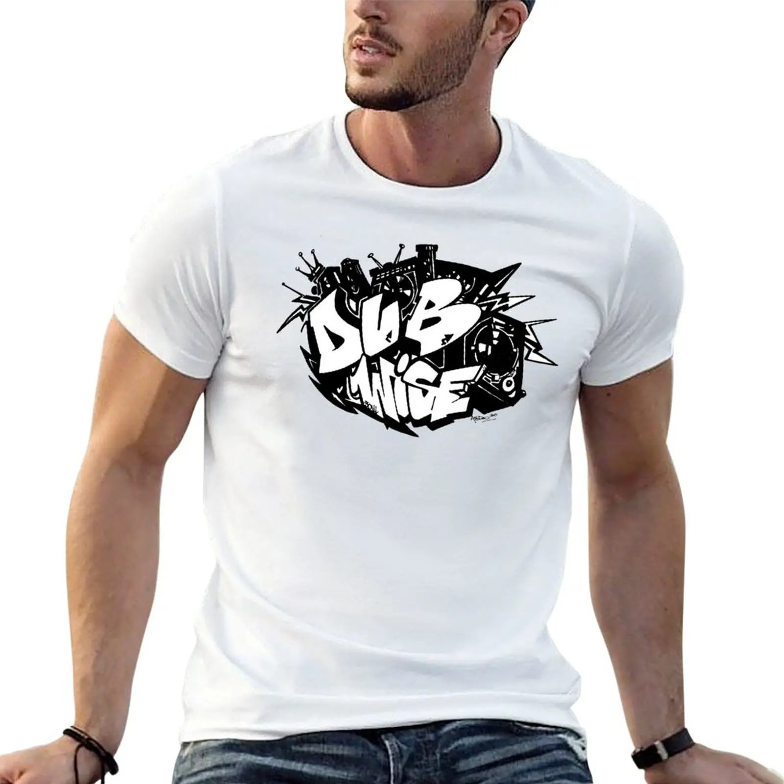 Dub Wise - Dub and Reggae Soundsystem Lovers T-Shirt Streetwear Print Tee Shirt