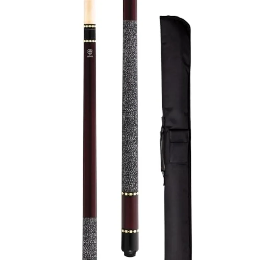 

McDermott Lucky L10 Pool Billiard Cue with 1x1 Soft Case for Precision Shooting in Home and Tournament Settings Featuring High-