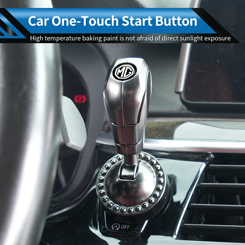 Car One-Touch Start Button Push Start Auto Ignition Button Cover For Morris Garages MG 6 3 5 7 TF ZR ZS HS GS GT Hector RX5 350 view 2