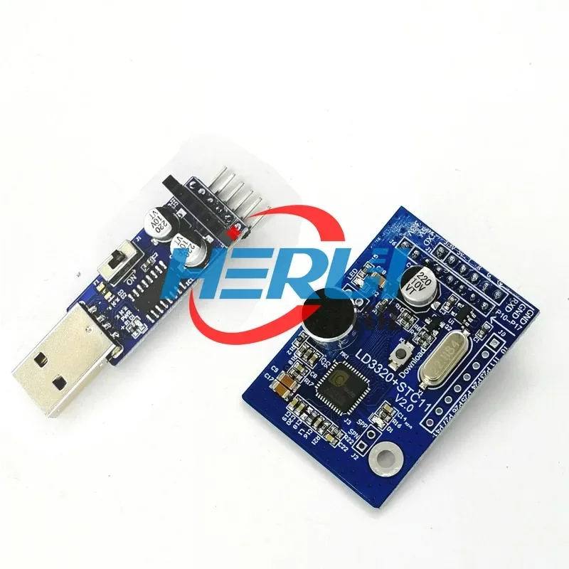 LD3320 Voice recognition module Non-specific voice Smart home development board Integrated STC microcontroller