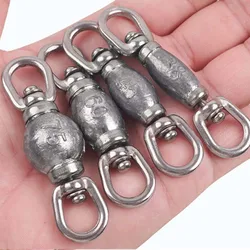 1-piece Sea Fishing Weights Trolling Sinkers 38g 45g 60g 75g Heavy-duty Weighted Big game Fishing Swivels for Tuna Shark Fishing