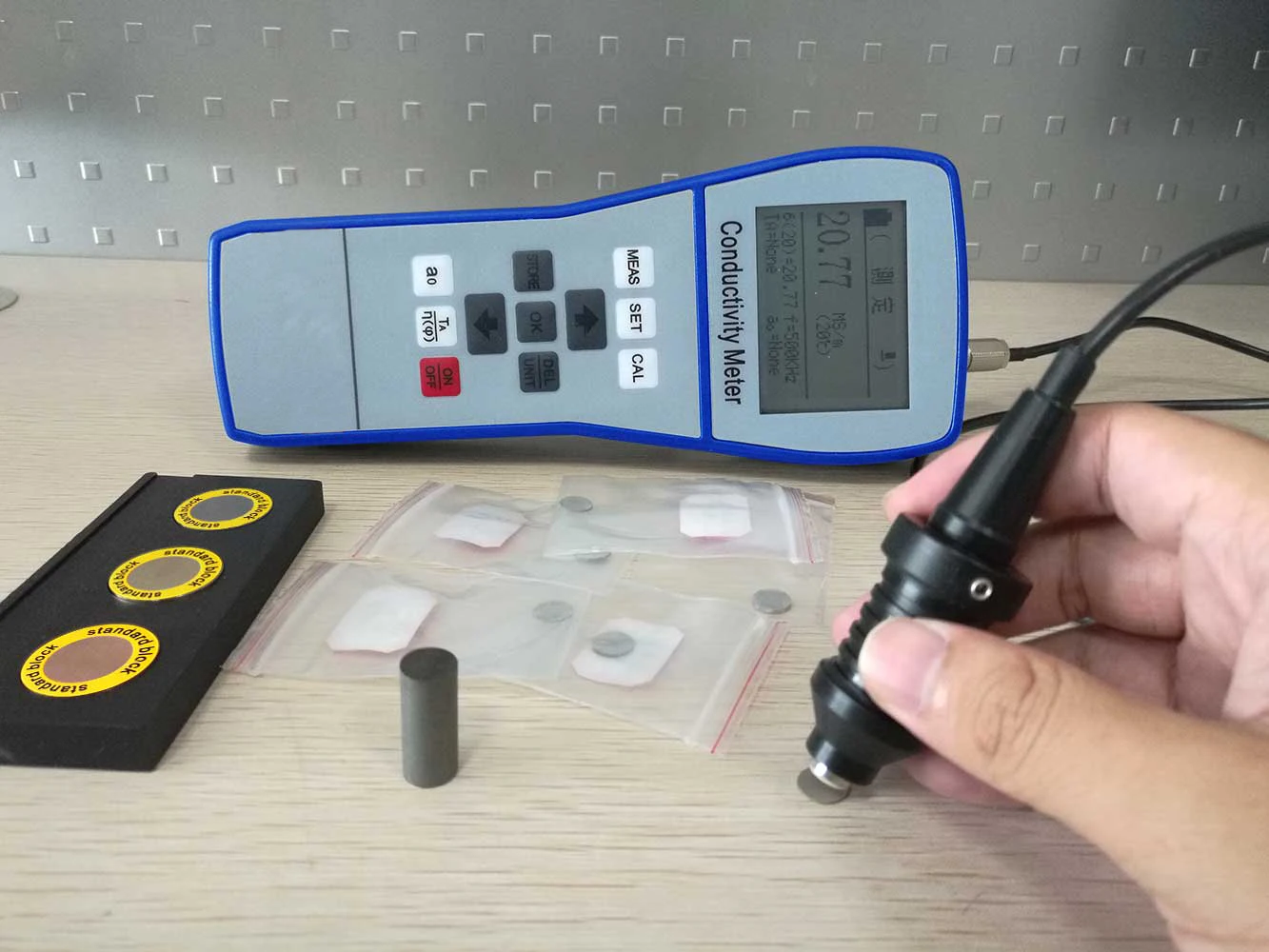 Eddy Current Digital Copper Conductivity Meter TMD-105 Electrical Conductivity Meter
