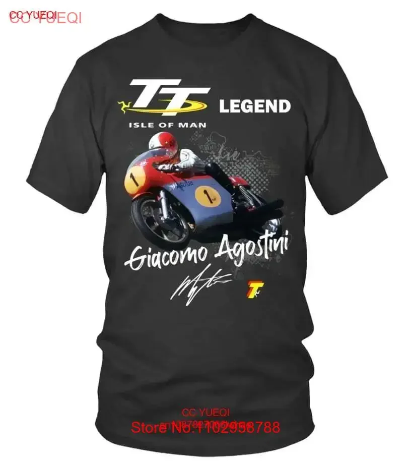 008. CAMISETA GIACOMO AGOSTINI BK TAMAÑO S-5XL