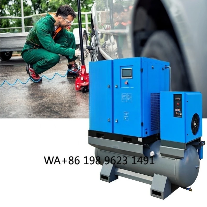 15HP 11KW 4-in-1 Integrated Screw Air Compressor Permanent Magnet VFD ForCutting Industrial Air Supply