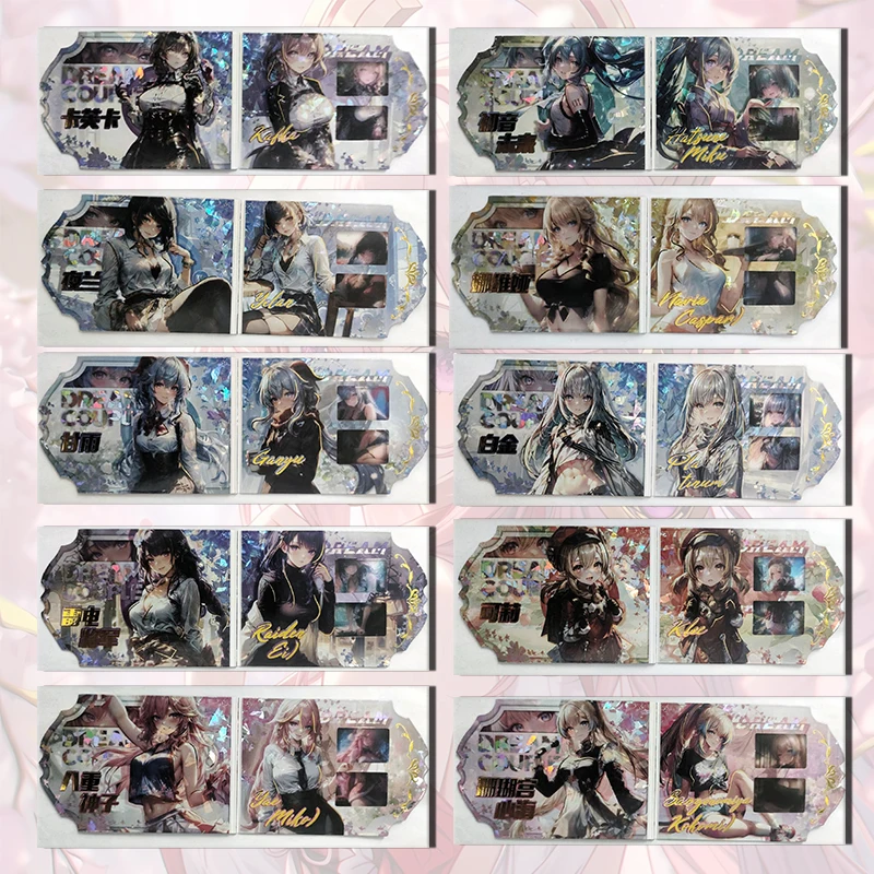 

Goddess Story Dream couple Bi-fold film card Kafka Hatsune Miku Raiden Shogun Elysia boy Toy collection Birthday Christmas gift