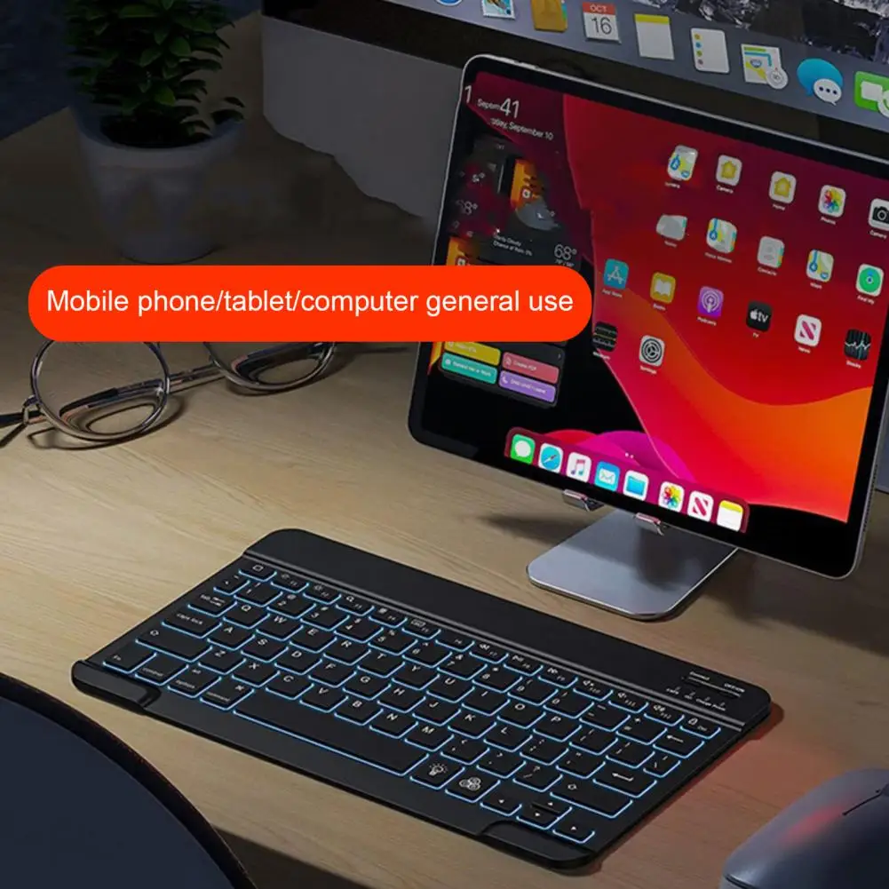 Convenient Long Standby Scissors Feet High Sensitivity Bluetooth-compatible Keyboard Computer Accessories