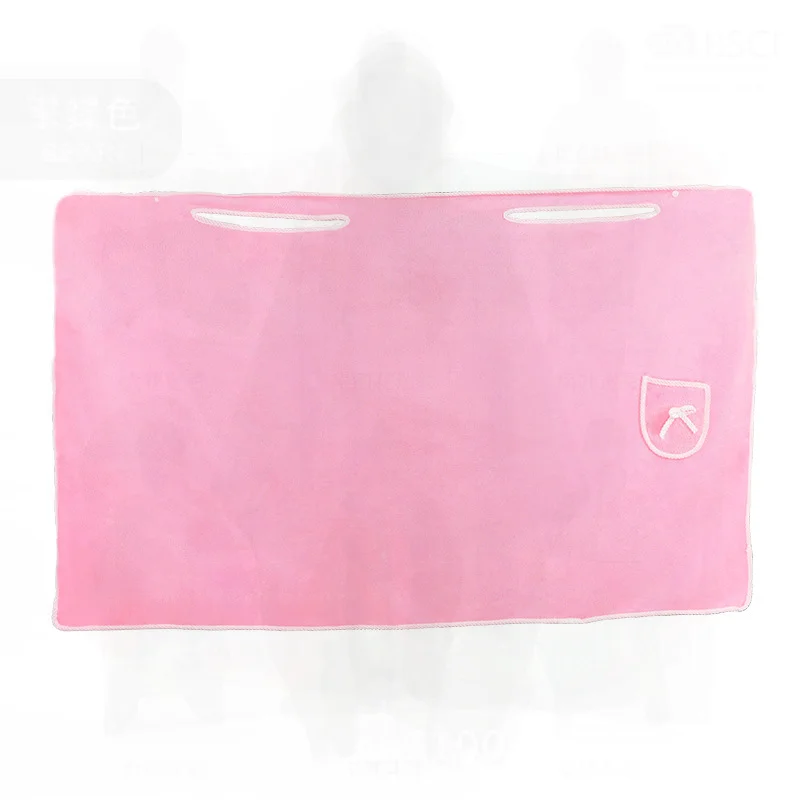 

Coral Fleece Bath Skirt Strap Quick-Drying Soft Lint-Free Universal Bath Towel in Net Red - Simple Wearable Summer Bathrobe for